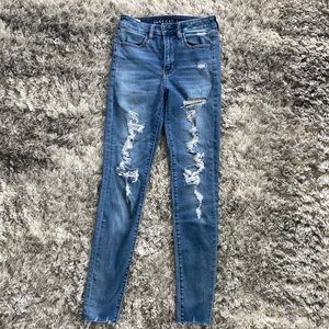 American Eagle Next Level Stretch Distressed Jeans
